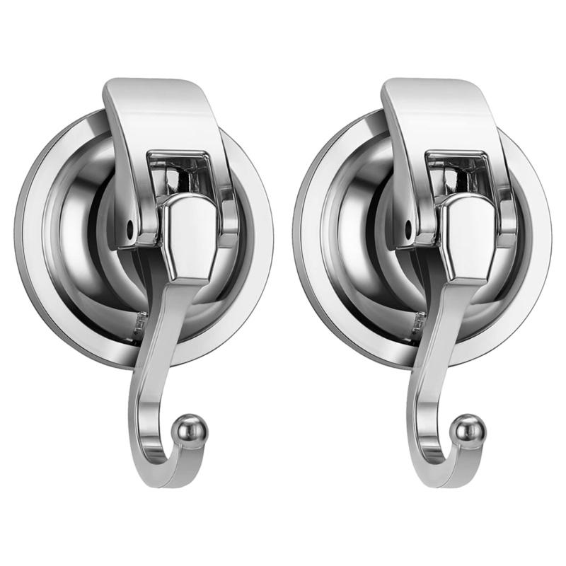 Set of 2 Heavy Duty Suction Hooks Removable Wall Hooks Reusable Bathroom Hooks Perfect for Kitchen Bathroom Bedroom
Set of 2 Heavy Duty Suction Hooks Removable Wall Hooks Reusable Bathroom Hooks Perfect for Kitchen Bathroom Bedroom