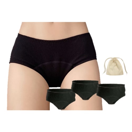 BAZETITUS 3-Pack Absorbent Panties, Santaly Panties, for Incontinence, 80ml Absorption Capacity, Deep Fit for Sleeping, Comfortable Fit, 7 Sizes Avail
BAZETITUS 3-Pack Absorbent Panties, Santaly Panties, for Incontinence, 80ml Absorption Capacity, Deep Fit for Sleeping, Comfortable Fit, 7 Sizes Avail