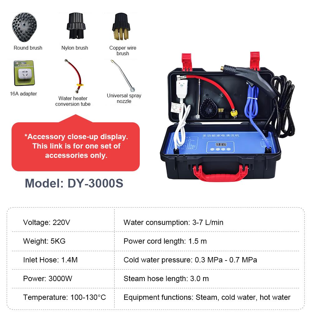Многофункциональный пароочиститель Высокое давление Высокая температура Бытовой очиститель для кухонной вытяжки Кондиционера Стиральной машины
Многофункциональный пароочиститель Высокое давление Высокая температура Бытовой очиститель для кухонной вытяжки Кондиционера Стиральной машины