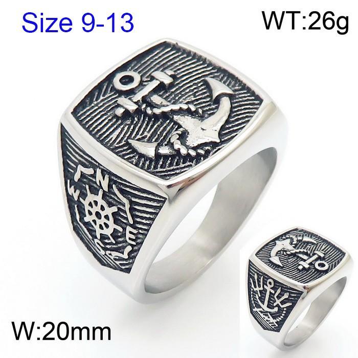 2026 European and American Domineering Casting Anchor Ring, Retro Personality Smearing Oil Pirate Series Men s Ring no. 13
2026 European and American Domineering Casting Anchor Ring, Retro Personality Smearing Oil Pirate Series Men s Ring no. 13