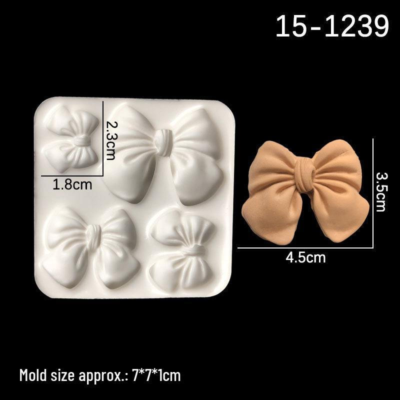 Silicone Bow Mold for DIY Fondant, Gum Paste, Chocolate, Resin, and Clay Decoration серый
Silicone Bow Mold for DIY Fondant, Gum Paste, Chocolate, Resin, and Clay Decoration серый