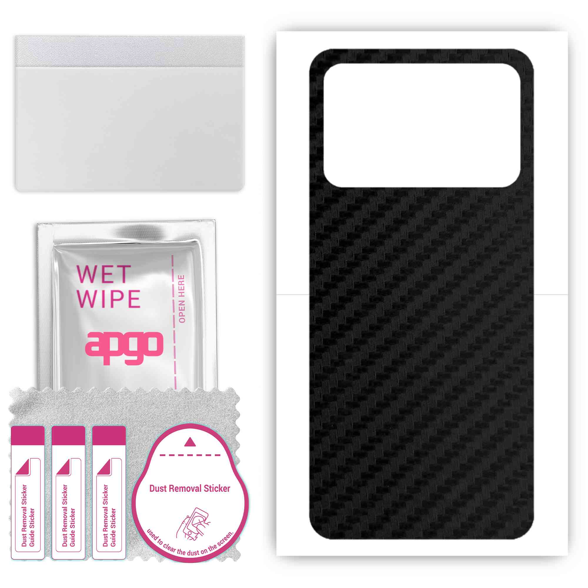 Apgo Protective Skin Sticker для задньої панелі, сумісної з Poco X5 5G, Wrap Film, Foil, Vinyl - Pattern Carbon Black
Apgo Protective Skin Sticker для задньої панелі, сумісної з Poco X5 5G, Wrap Film, Foil, Vinyl - Pattern Carbon Black
