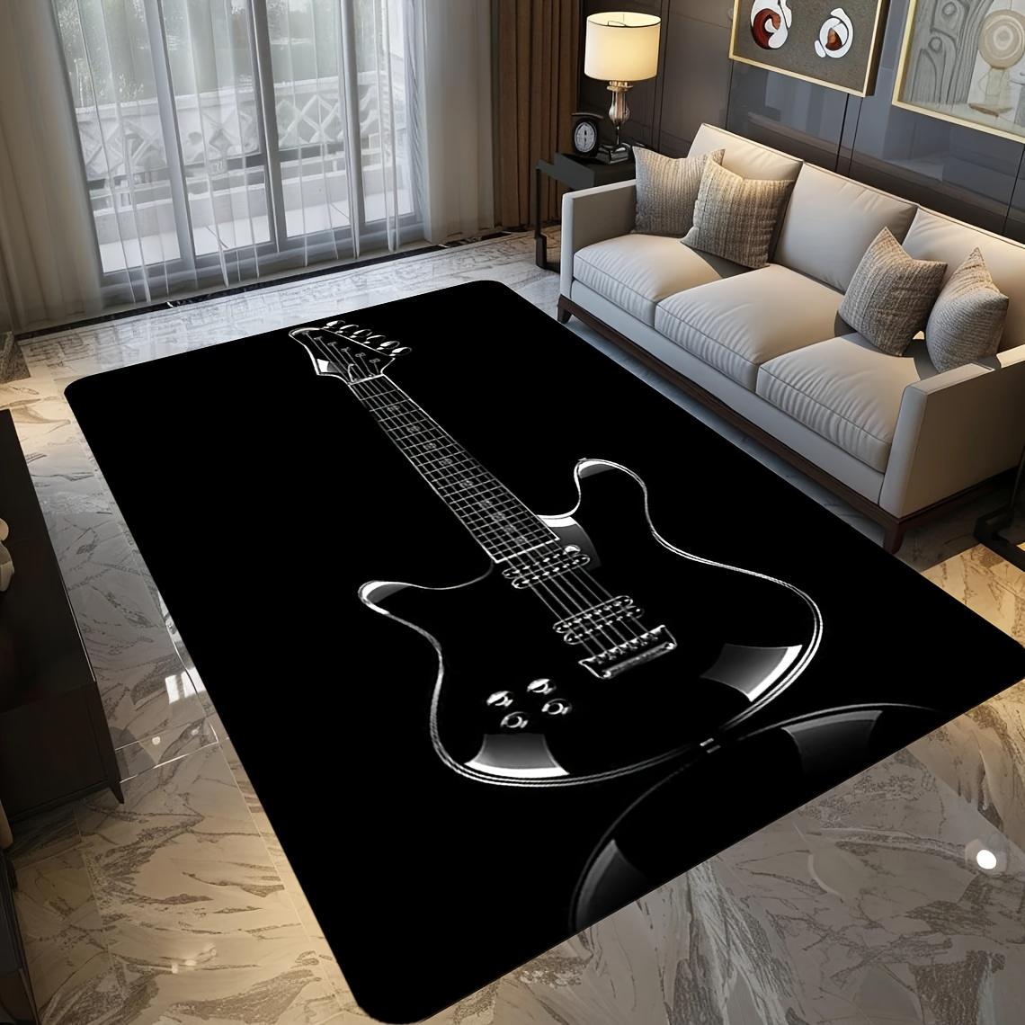 Rock electric guitar theme Flannel-printed floor mats are slip-resistant Suitable for living room bedroom terrace garden carpets 60x90cm
Rock electric guitar theme Flannel-printed floor mats are slip-resistant Suitable for living room bedroom terrace garden carpets 60x90cm