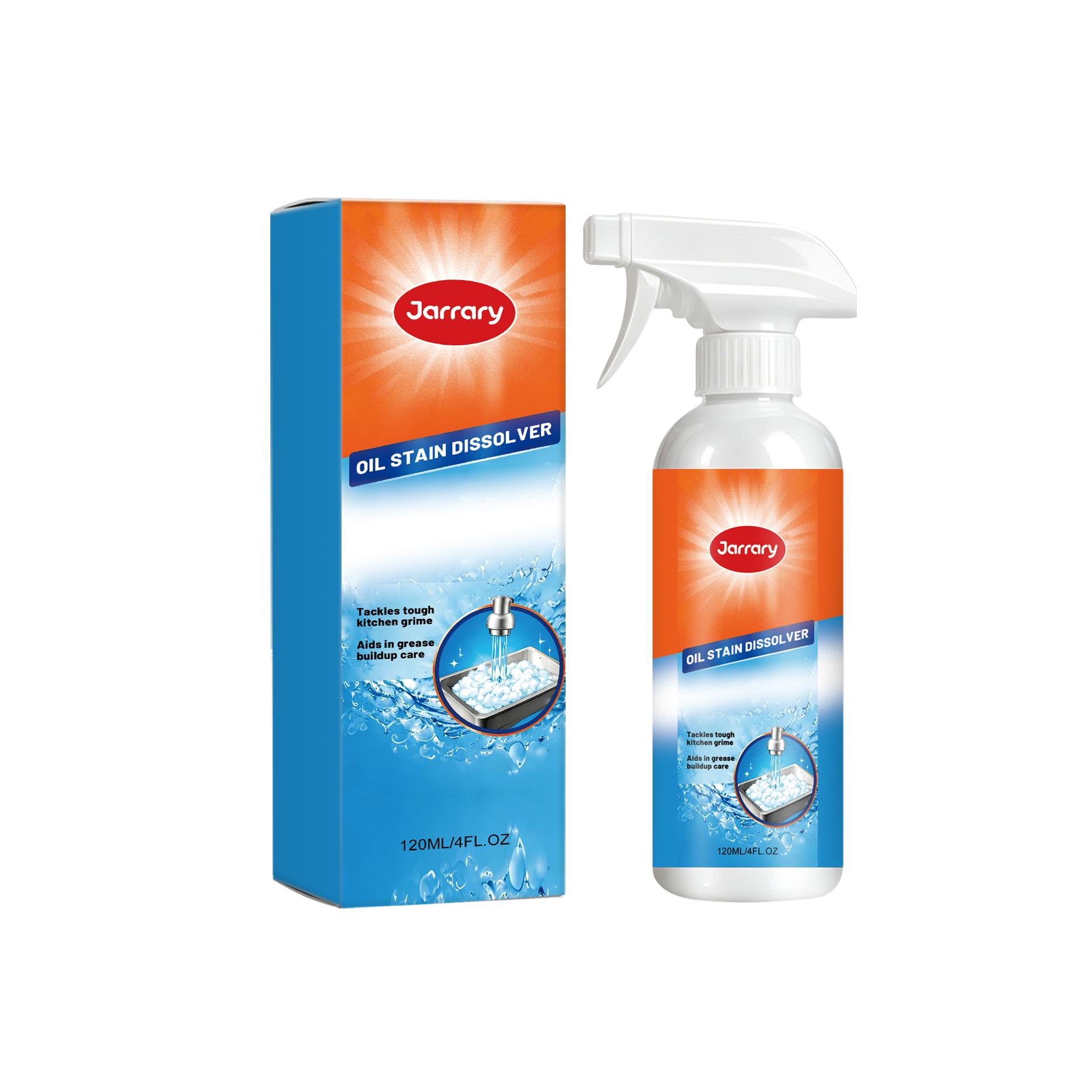 Oil Stain Remover Gentle and convenient cleaner for everyday kitchen range hoods and stoves to remove grease and stains 120ml
Oil Stain Remover Gentle and convenient cleaner for everyday kitchen range hoods and stoves to remove grease and stains 120ml