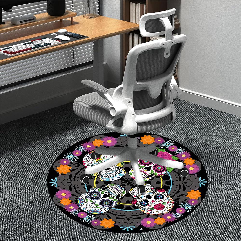 1PC Sugar Skulls Decor Chair Carpet for Office, Indoor Non-Slip Washable Carpet, Soft Comfortable Mat For Office Room yy250930141 80cm by 80cm
1PC Sugar Skulls Decor Chair Carpet for Office, Indoor Non-Slip Washable Carpet, Soft Comfortable Mat For Office Room yy250930141 80cm by 80cm