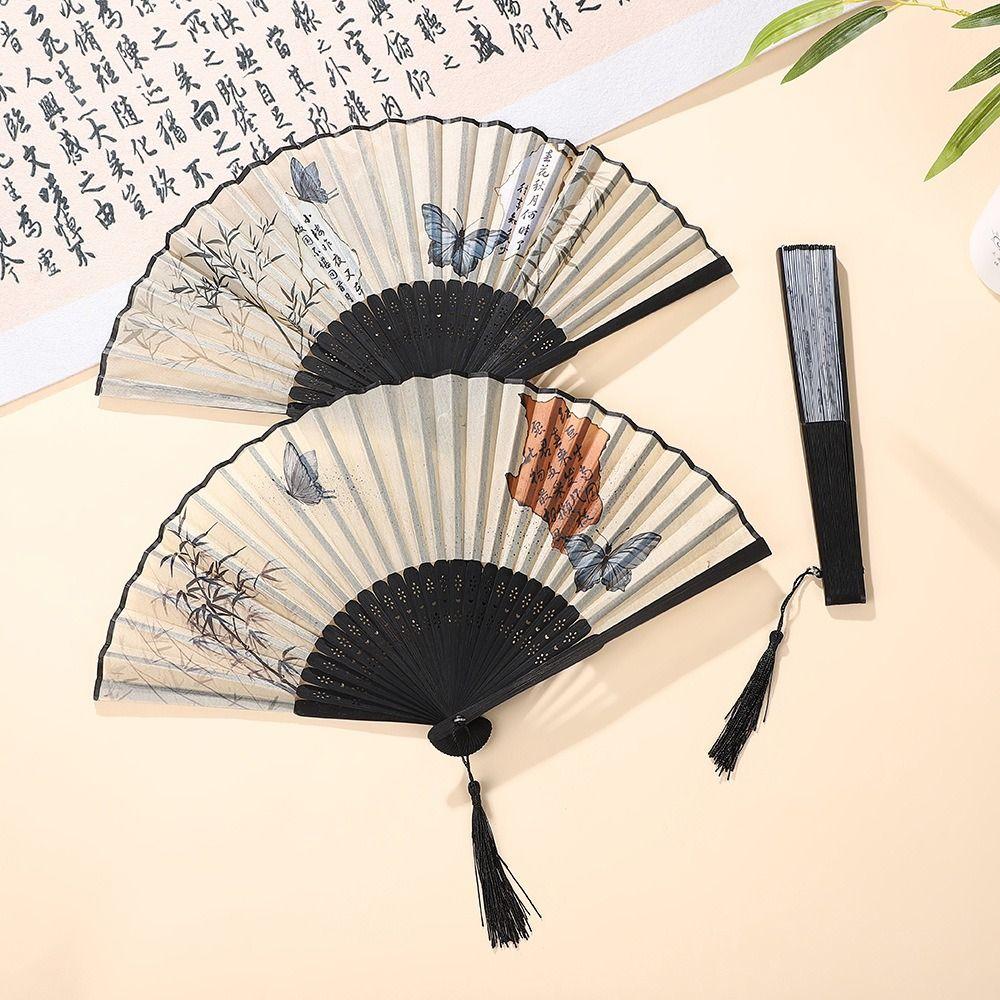 Chinese Style Folding Butterfly Fan Portable Dancing Fan Creative Cool Fan Home Decor Style 2
Chinese Style Folding Butterfly Fan Portable Dancing Fan Creative Cool Fan Home Decor Style 2