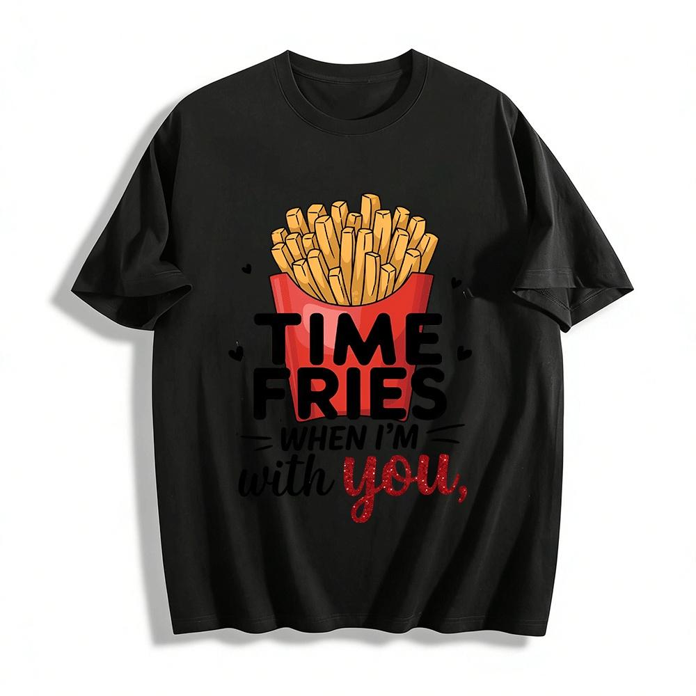 Time Fries When Im With You Funny French Fries Tee Pure cotton T-shirt 6XL
Time Fries When Im With You Funny French Fries Tee Pure cotton T-shirt 6XL