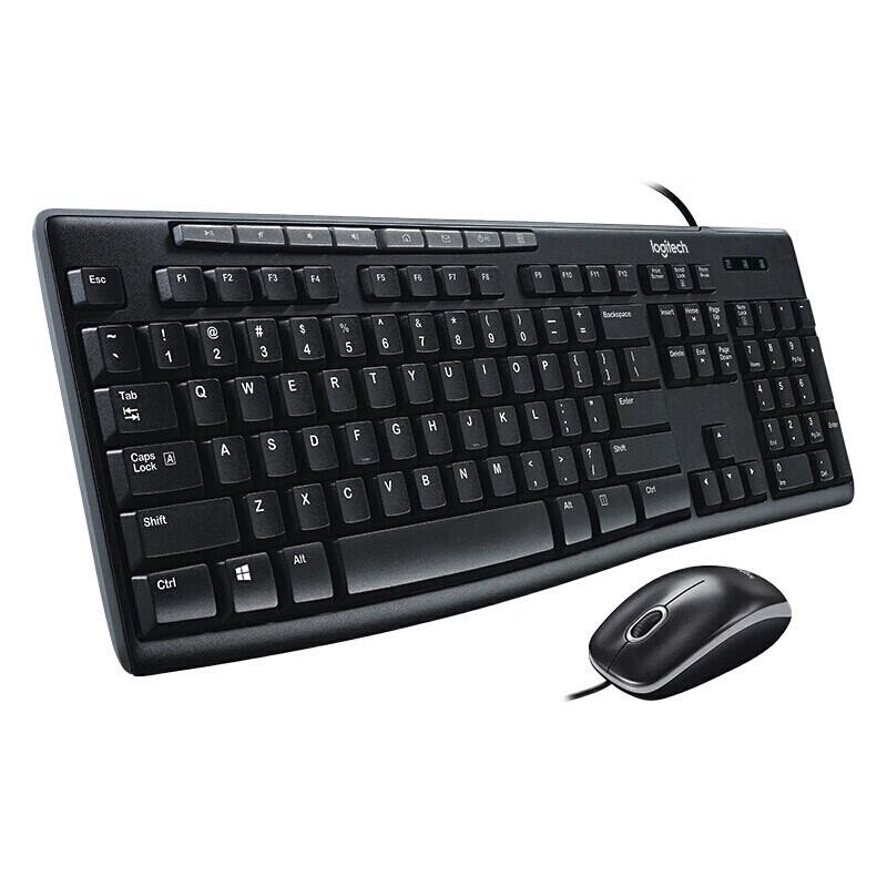 Logitech MK200 Wired USB Keyboard and Mouse Combo
Logitech MK200 Wired USB Keyboard and Mouse Combo
