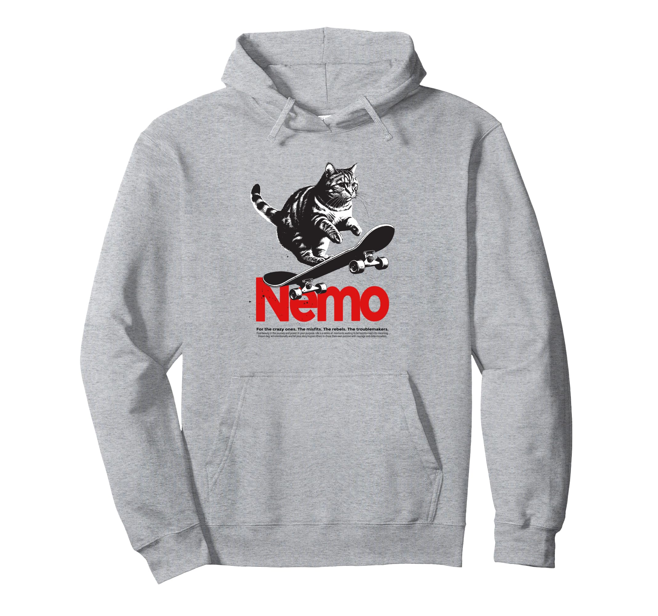 NEMO - Cute Boy s Name with Cool Cat & Skateboard Hoodie
NEMO - Cute Boy s Name with Cool Cat & Skateboard Hoodie