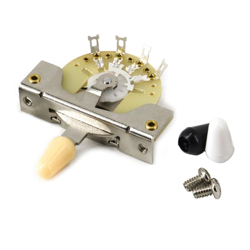 Переключатель выбора звукоснимателя для гитары с 3 пластиковыми наконечниками, сверхпрочный 3-позиционный переключатель, рычажный переключатель звукоснимателя для электрогитары 1
Переключатель выбора звукоснимателя для гитары с 3 пластиковыми наконечниками, сверхпрочный 3-позиционный переключатель, рычажный переключатель звукоснимателя для электрогитары 1