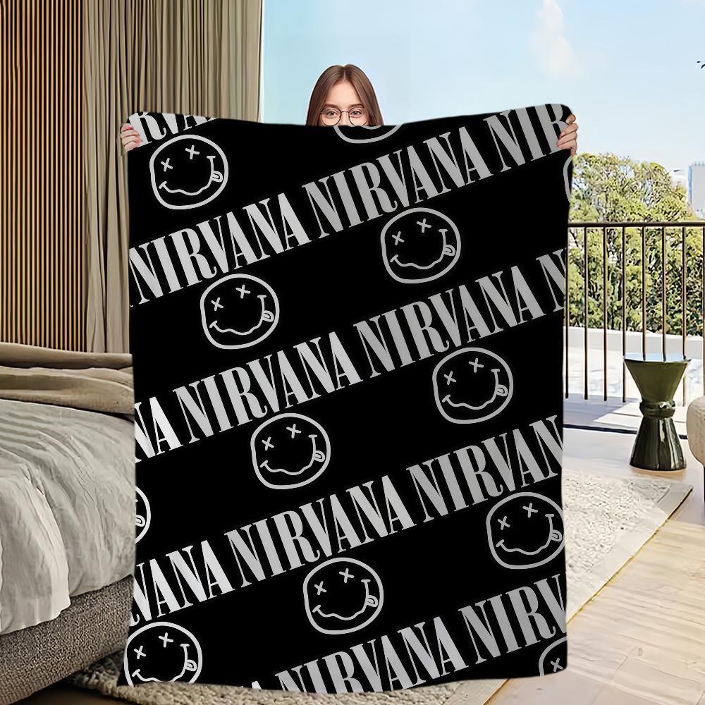 Band N-Nirvana Rock Blanket Flannel warm comfort soft plush blanket For Picnic Beds Sofas Homes And Bedrooms 30x40in
Band N-Nirvana Rock Blanket Flannel warm comfort soft plush blanket For Picnic Beds Sofas Homes And Bedrooms 30x40in