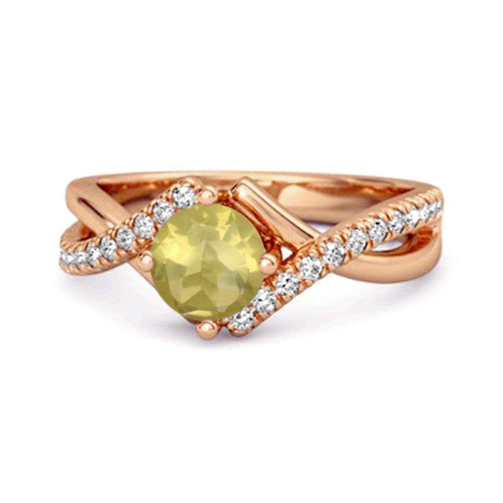 Lemon Quartz Split Band Crossover Pave Ring - 925 Sterling Silver Rose Gold Vermeil 6 рожевий колір золота
Lemon Quartz Split Band Crossover Pave Ring - 925 Sterling Silver Rose Gold Vermeil 6 рожевий колір золота