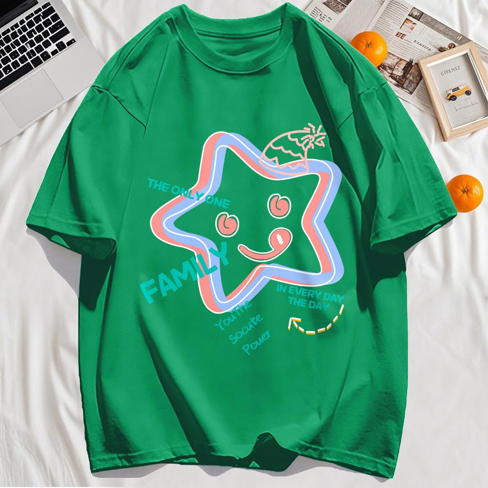 Playful Stars Star Face Print Unisexs TShirt Cotton Summer Casual T Shirt Sport Soft Short Sleeve Loose Crewneck Clothes 4XL
Playful Stars Star Face Print Unisexs TShirt Cotton Summer Casual T Shirt Sport Soft Short Sleeve Loose Crewneck Clothes 4XL