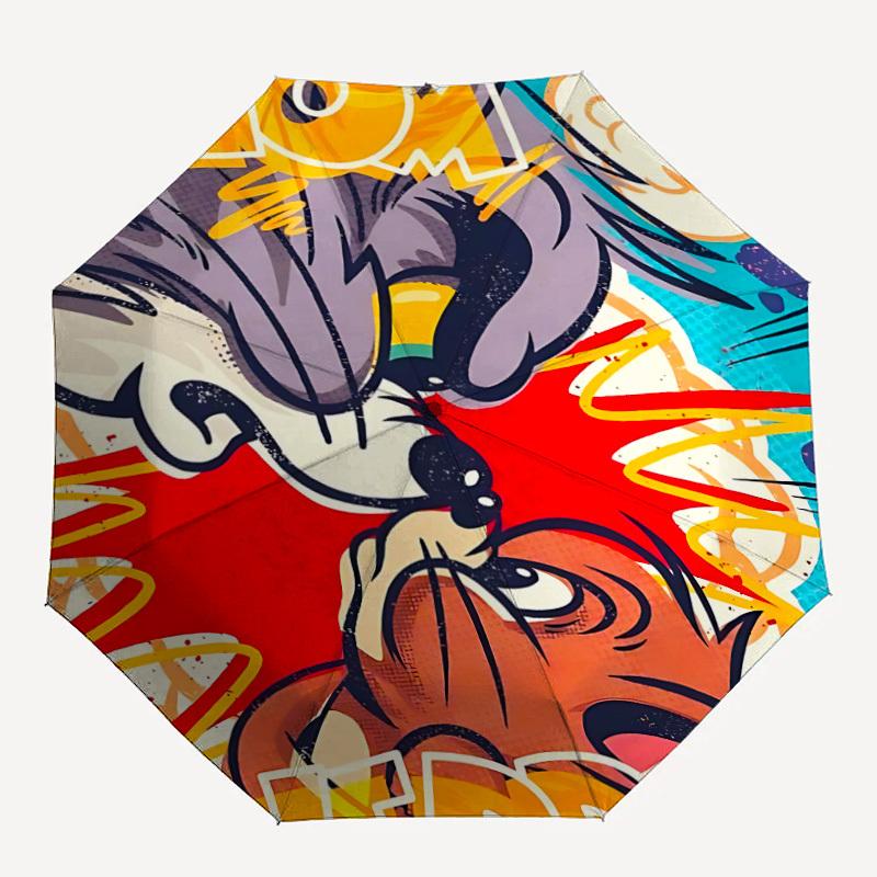 1pc Tom Jerry Automatic Folding Umbrella - Compact 8-Rib Design,Festive Gift for Friends & Family, Compact Umbrella 22022
1pc Tom Jerry Automatic Folding Umbrella - Compact 8-Rib Design,Festive Gift for Friends & Family, Compact Umbrella 22022