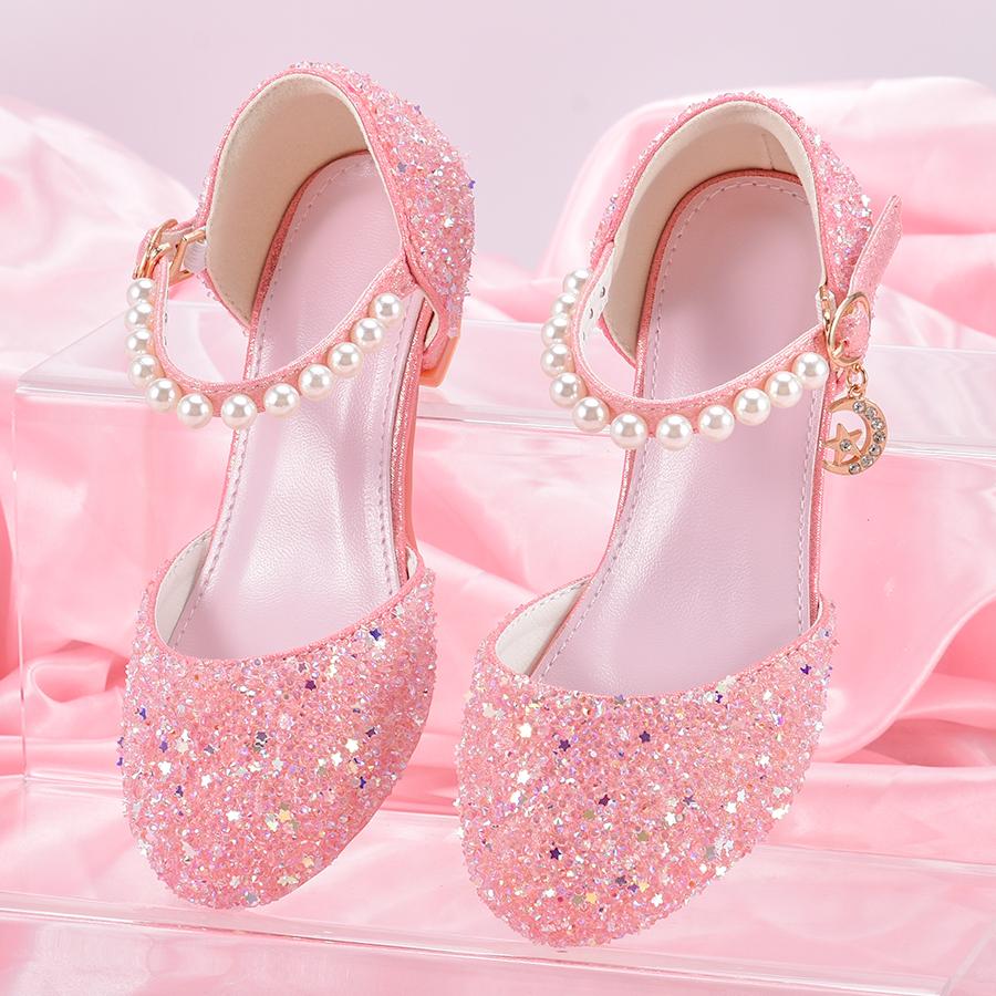 Girls Princess Style High Heel Shoes With Shiny Star Pendant Decoration, Suitable For Dress And Birthday Party 26 рожевий
Girls Princess Style High Heel Shoes With Shiny Star Pendant Decoration, Suitable For Dress And Birthday Party 26 рожевий