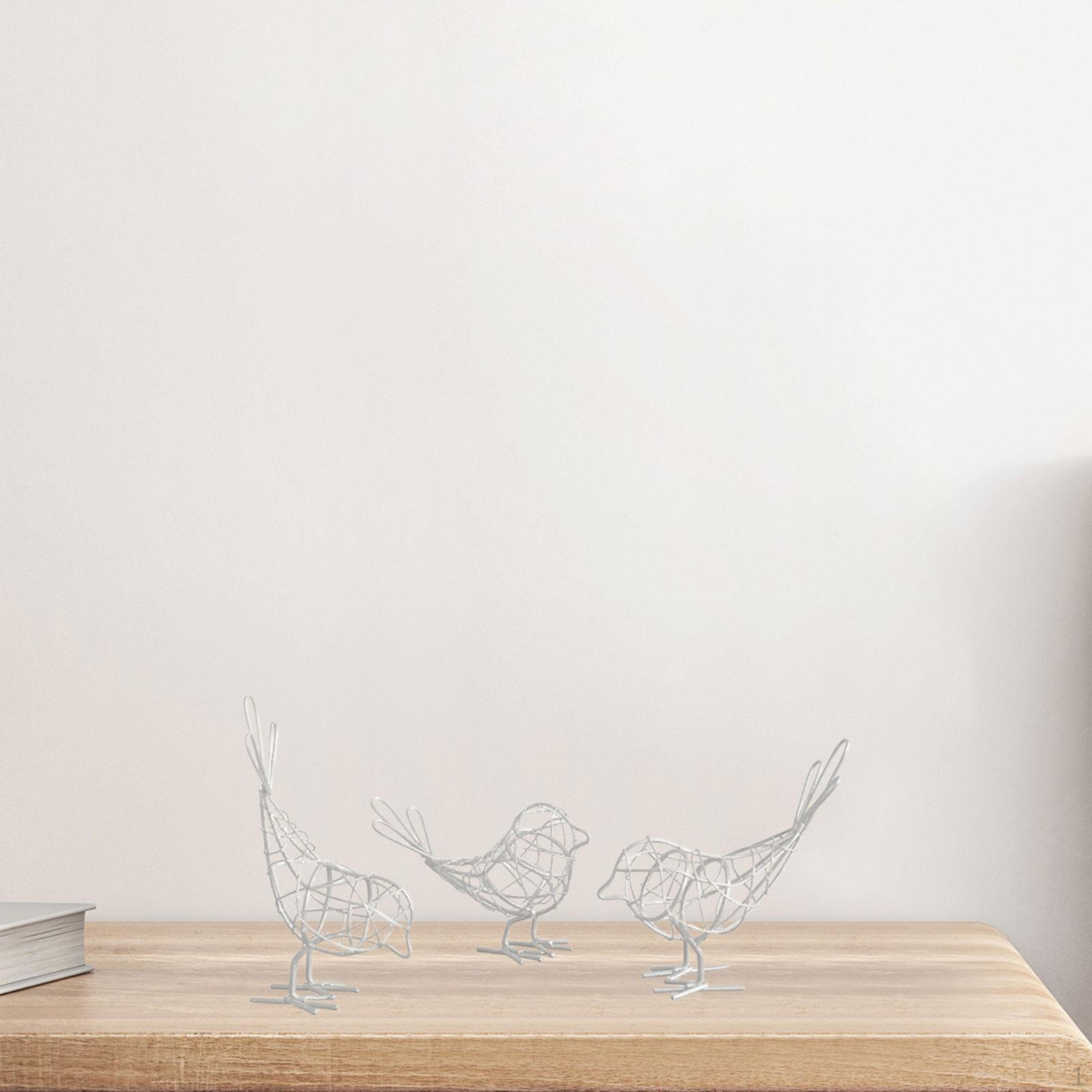 Bird Statue Iron Figure Set for Home Decoration, Animal Sculptures, Table Ornaments Living Room, белый
Bird Statue Iron Figure Set for Home Decoration, Animal Sculptures, Table Ornaments Living Room, белый