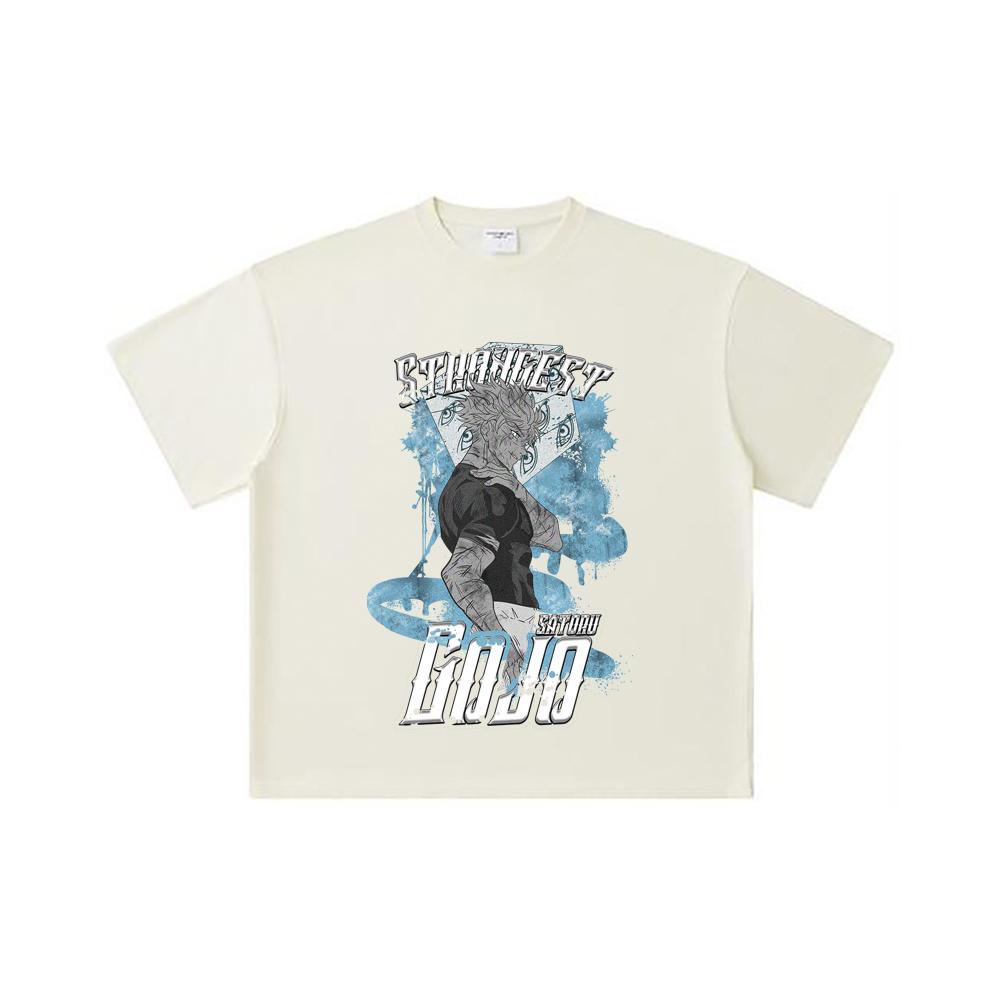 260 GSM Double Yarn 32 Count 100% Cotton Jujutsu Kaisen V22 Gojo Print Unisex Heavy Cotton T Shirt S
260 GSM Double Yarn 32 Count 100% Cotton Jujutsu Kaisen V22 Gojo Print Unisex Heavy Cotton T Shirt S