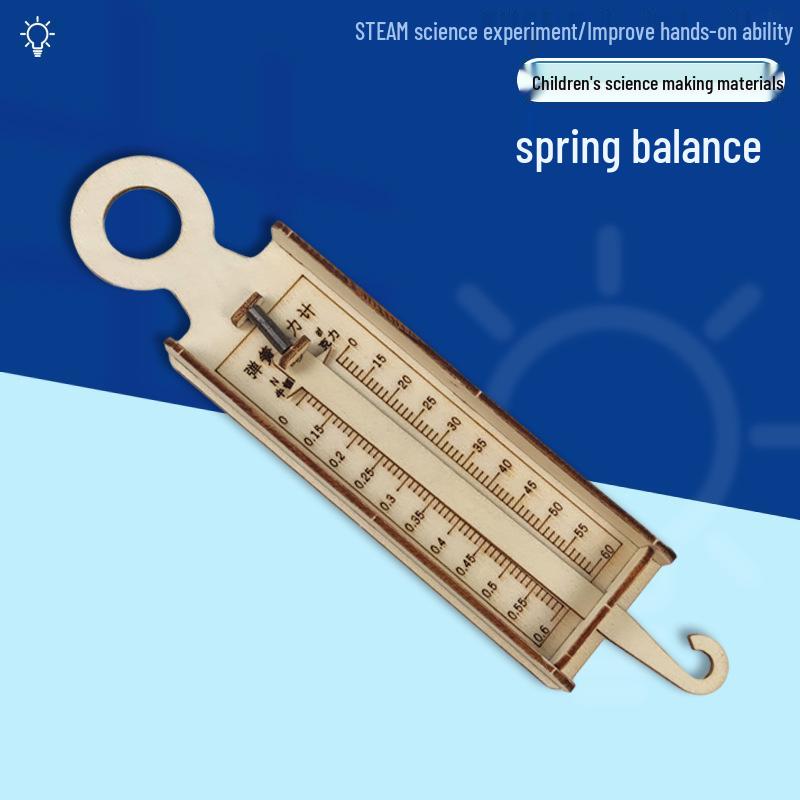Handicraft Spring Scale Dynamometer Kit for Kindergarten and Primary School Science Experiments 1 Set of Spring Dynamometer
Handicraft Spring Scale Dynamometer Kit for Kindergarten and Primary School Science Experiments 1 Set of Spring Dynamometer