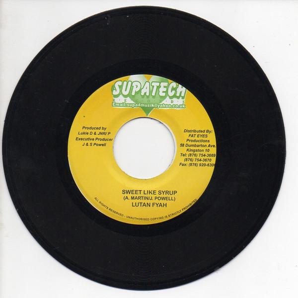 7inch Record LUTAN FYAH / EMPRESS AYEOLA - Sweet Like Syrup / Hold On To Rasta NONE Supatech Record Jamaica Reggae, Ska & Dub Used
7inch Record LUTAN FYAH / EMPRESS AYEOLA - Sweet Like Syrup / Hold On To Rasta NONE Supatech Record Jamaica Reggae, Ska & Dub Used