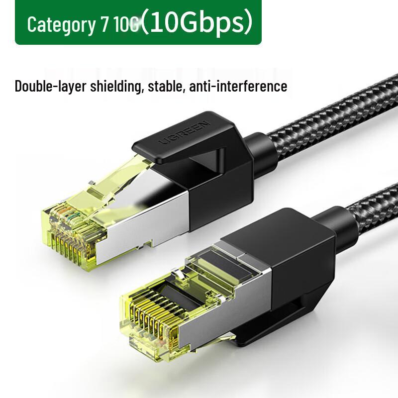 Ugreen NW150 Cat 7 10Gbps Double Shielded Ethernet Cable
Ugreen NW150 Cat 7 10Gbps Double Shielded Ethernet Cable