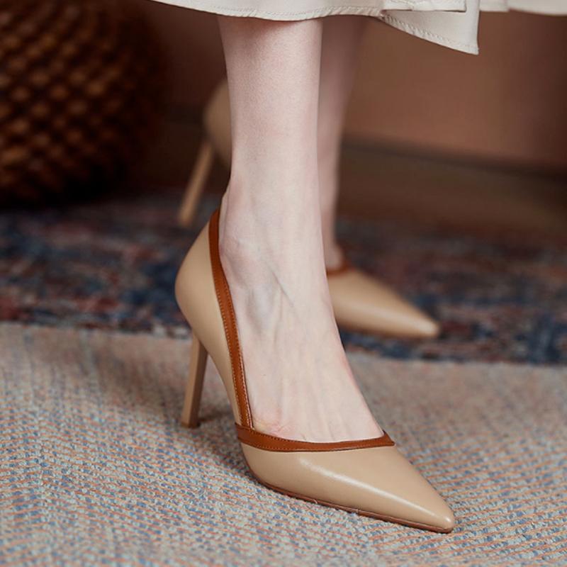 Ladies French Fashion High Heels Spring Temperament Single Shoes Fashion Stiletto Women Shoes Banquet High Heels Mujer Sapato
Ladies French Fashion High Heels Spring Temperament Single Shoes Fashion Stiletto Women Shoes Banquet High Heels Mujer Sapato