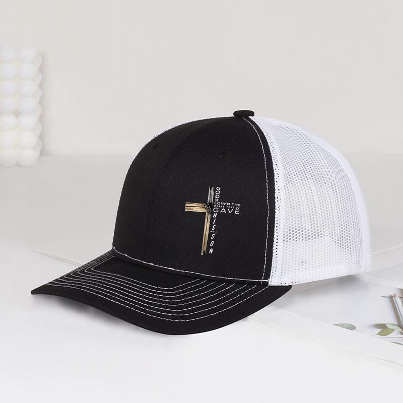 CrossPrint Trucker Cap Breathable and Adjustable Trendy and Fashionable Camping Church Events Religious Enthusiasts Holiday Gi
CrossPrint Trucker Cap Breathable and Adjustable Trendy and Fashionable Camping Church Events Religious Enthusiasts Holiday Gi
