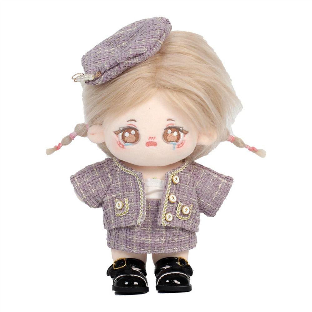 Kawaii 20cm Idol Doll Beautiful фарширована дитяча колекція Подарункова спідниця Капелюх Костюм Purple-4pcs
Kawaii 20cm Idol Doll Beautiful фарширована дитяча колекція Подарункова спідниця Капелюх Костюм Purple-4pcs