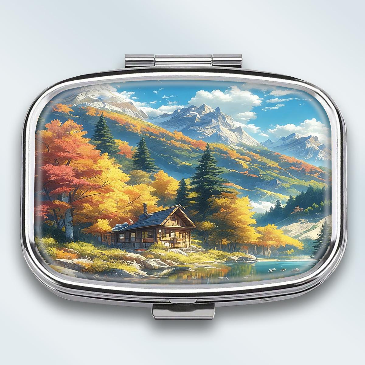 Portable Pill Box with 2 Compartments, Mini Metal Medicine Organizer Case, Cute Printed Pill Container for Vitamins, Pills, Jewelry, Travel, Daily Use разноцветный
Portable Pill Box with 2 Compartments, Mini Metal Medicine Organizer Case, Cute Printed Pill Container for Vitamins, Pills, Jewelry, Travel, Daily Use разноцветный