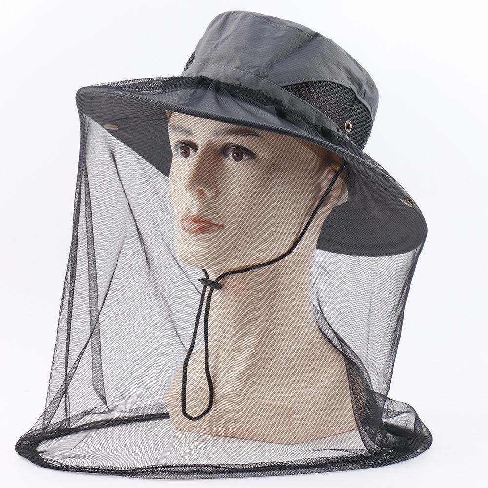 Summer outdoor mesh anti-mosquito hat sun protection quick-drying bucket hat fishing mountaineering multi-functional sunshade big eaves hat темно-сірий
Summer outdoor mesh anti-mosquito hat sun protection quick-drying bucket hat fishing mountaineering multi-functional sunshade big eaves hat темно-сірий
