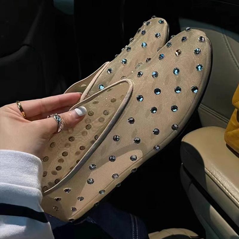 Niche premium Mary Jane shoes mesh yarn breathable rhinestone shallow mouth flat sole shoes women 35 абрикосовий
Niche premium Mary Jane shoes mesh yarn breathable rhinestone shallow mouth flat sole shoes women 35 абрикосовий