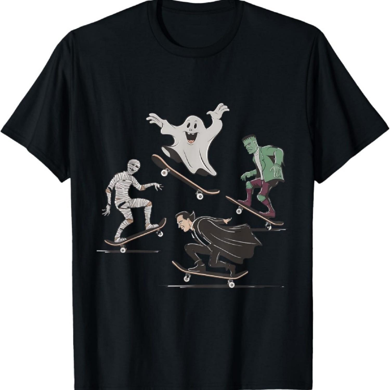 Mummy Halloween Dracula Frankenstein Ghost Skateboard Skater T-Shirt XXXXXL чорний
Mummy Halloween Dracula Frankenstein Ghost Skateboard Skater T-Shirt XXXXXL чорний