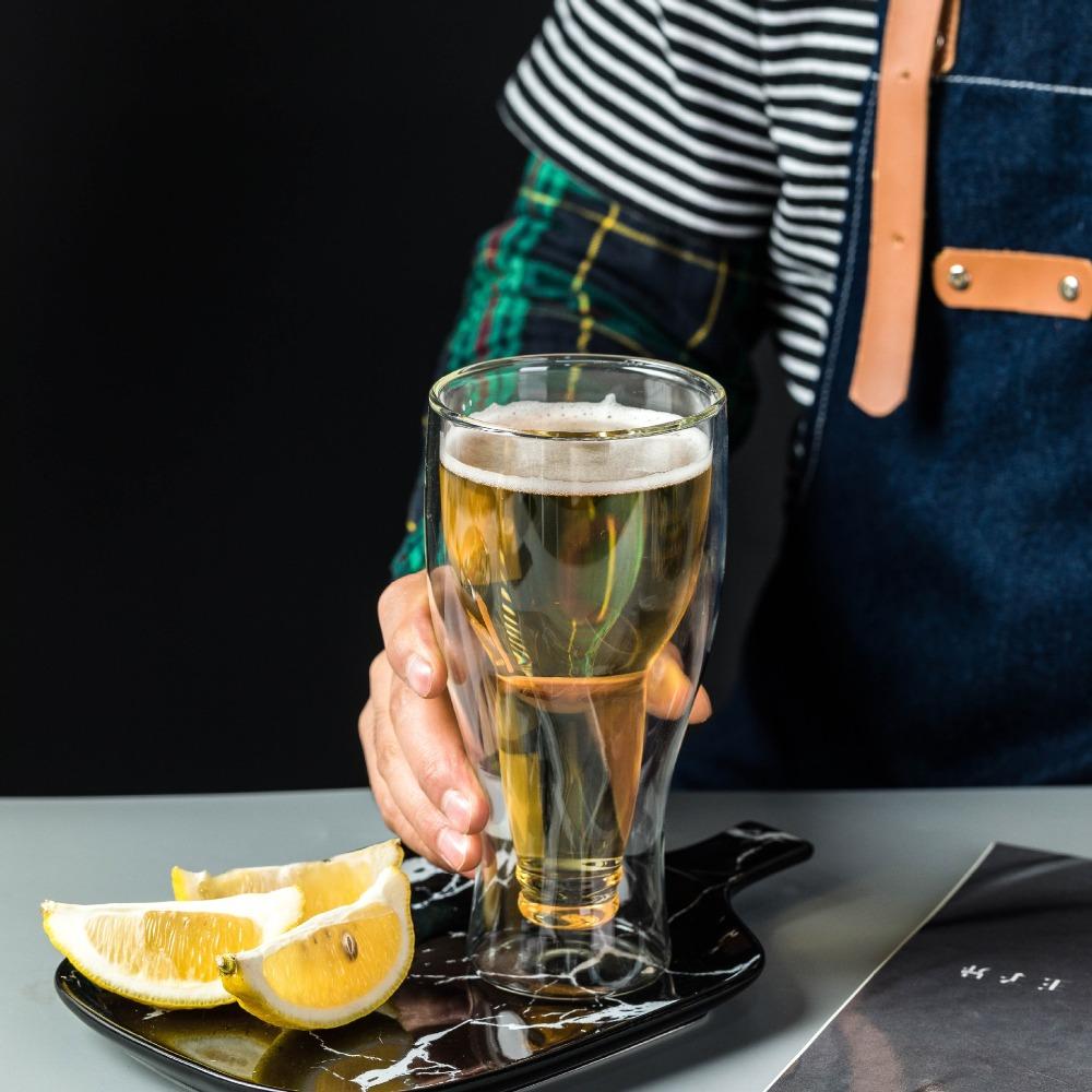 Bottle Style Double Glass Cup High Temperature Resistance Champagne Cup Vodka Cups Whiskey M
Bottle Style Double Glass Cup High Temperature Resistance Champagne Cup Vodka Cups Whiskey M