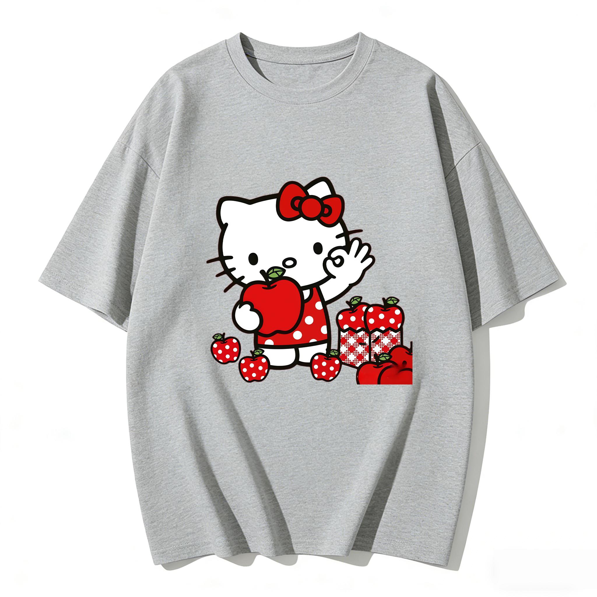2026 Hello Kitty Cartoon Printed Short Sleeve Summer Pure Cotton Tshirts Womens Family Matching Outfits Tops Tee Trendy Y2k S
2026 Hello Kitty Cartoon Printed Short Sleeve Summer Pure Cotton Tshirts Womens Family Matching Outfits Tops Tee Trendy Y2k S