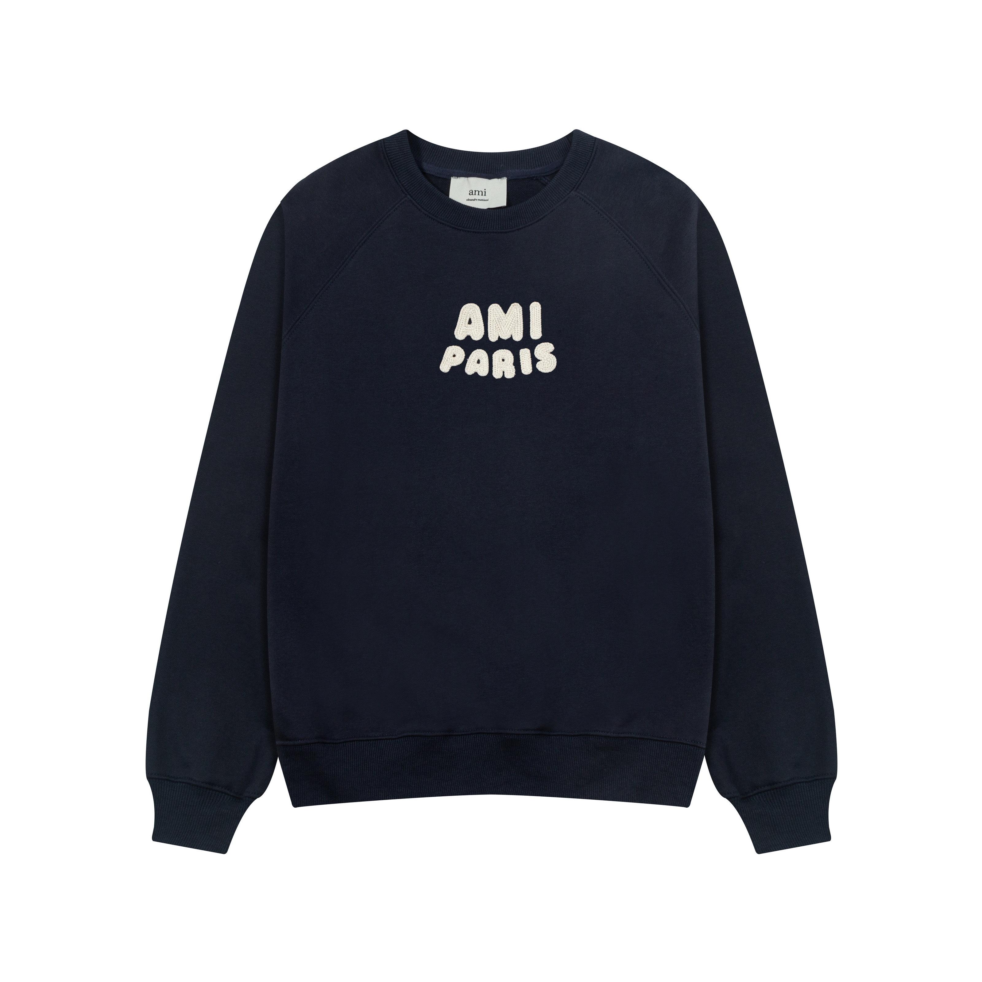 AMI Autumn/Winter New Product Crochet Alphabet Weaving Micro Label Towel Embroidery Insert Shoulder Round Neck Hoodie Couple Hoodie S
AMI Autumn/Winter New Product Crochet Alphabet Weaving Micro Label Towel Embroidery Insert Shoulder Round Neck Hoodie Couple Hoodie S