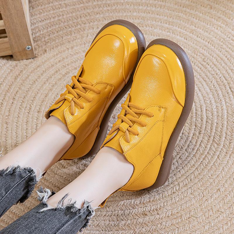 Mom soft-soled short boots women s new leather single boots wool warm cotton leather shoes British Martin boots 41
Mom soft-soled short boots women s new leather single boots wool warm cotton leather shoes British Martin boots 41