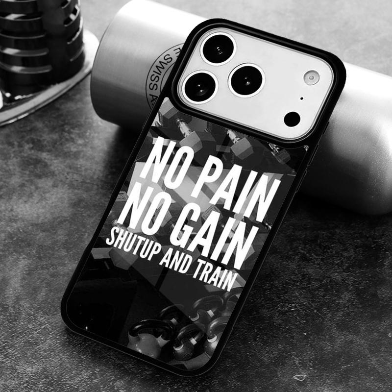 No Pain No Gain Training Phone Case for iPhone 17 16 15 Pro Max Air 14 13 12 11 Plus Shockproof Capa Cover iPhone17 Pro
No Pain No Gain Training Phone Case for iPhone 17 16 15 Pro Max Air 14 13 12 11 Plus Shockproof Capa Cover iPhone17 Pro