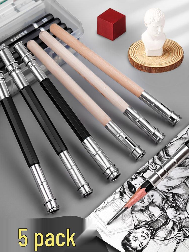 Universal Pencil Extender for Art, Sketch, and Charcoal Pencils Single Head Extender/4 Pack
Universal Pencil Extender for Art, Sketch, and Charcoal Pencils Single Head Extender/4 Pack