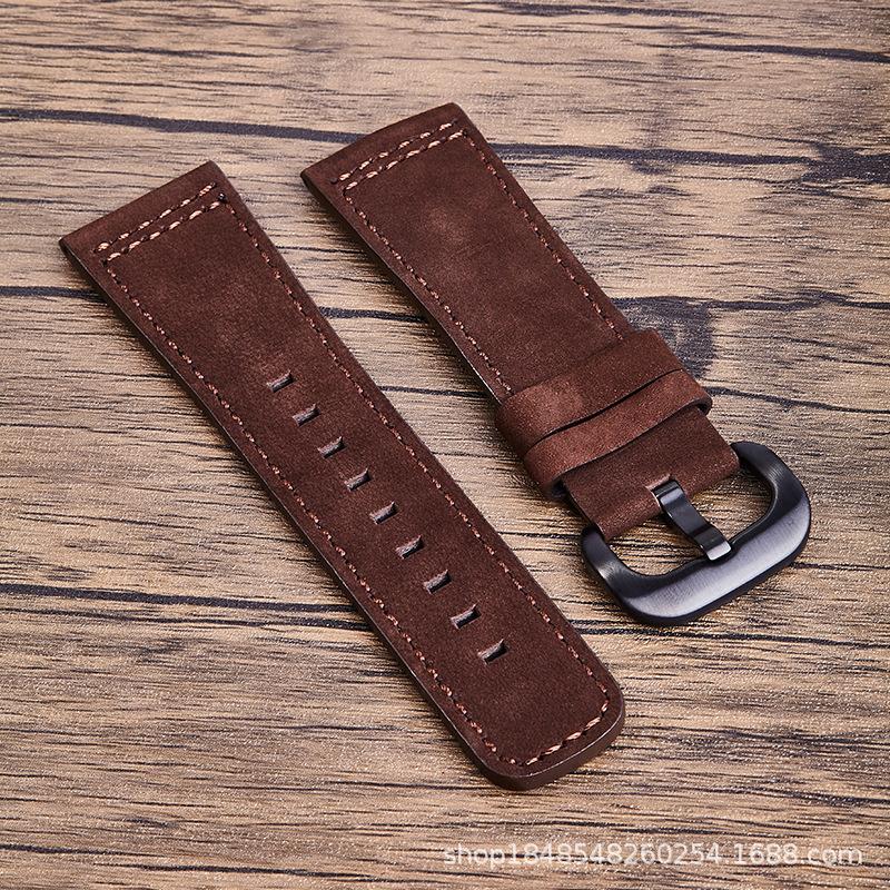 Vintage Matte Leather Strap Fits Seven Friday 28Mm Men S High-Value First-Layer Leather Strap 28mm black buckle темно-коричневого кольору
Vintage Matte Leather Strap Fits Seven Friday 28Mm Men S High-Value First-Layer Leather Strap 28mm black buckle темно-коричневого кольору
