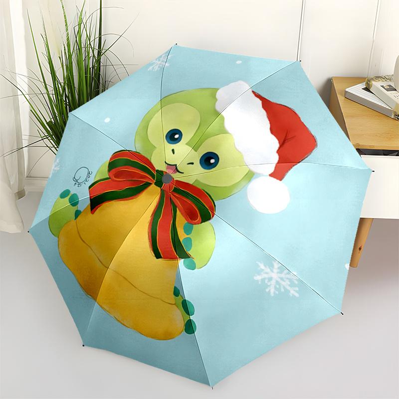 1pc Christmas Turtle Olu Mel with Santa Hat Fully Automatic Folding Portable Umbrella, 8 Iron Frames, Three-Fold Design, Suitable for All Se
1pc Christmas Turtle Olu Mel with Santa Hat Fully Automatic Folding Portable Umbrella, 8 Iron Frames, Three-Fold Design, Suitable for All Se
