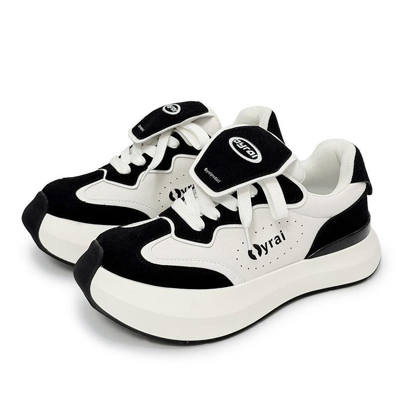 Thick-soled heightening couple sports and leisure board shoes women s new spring and autumn niche country white cloud shoes women 39 чёрный
Thick-soled heightening couple sports and leisure board shoes women s new spring and autumn niche country white cloud shoes women 39 чёрный