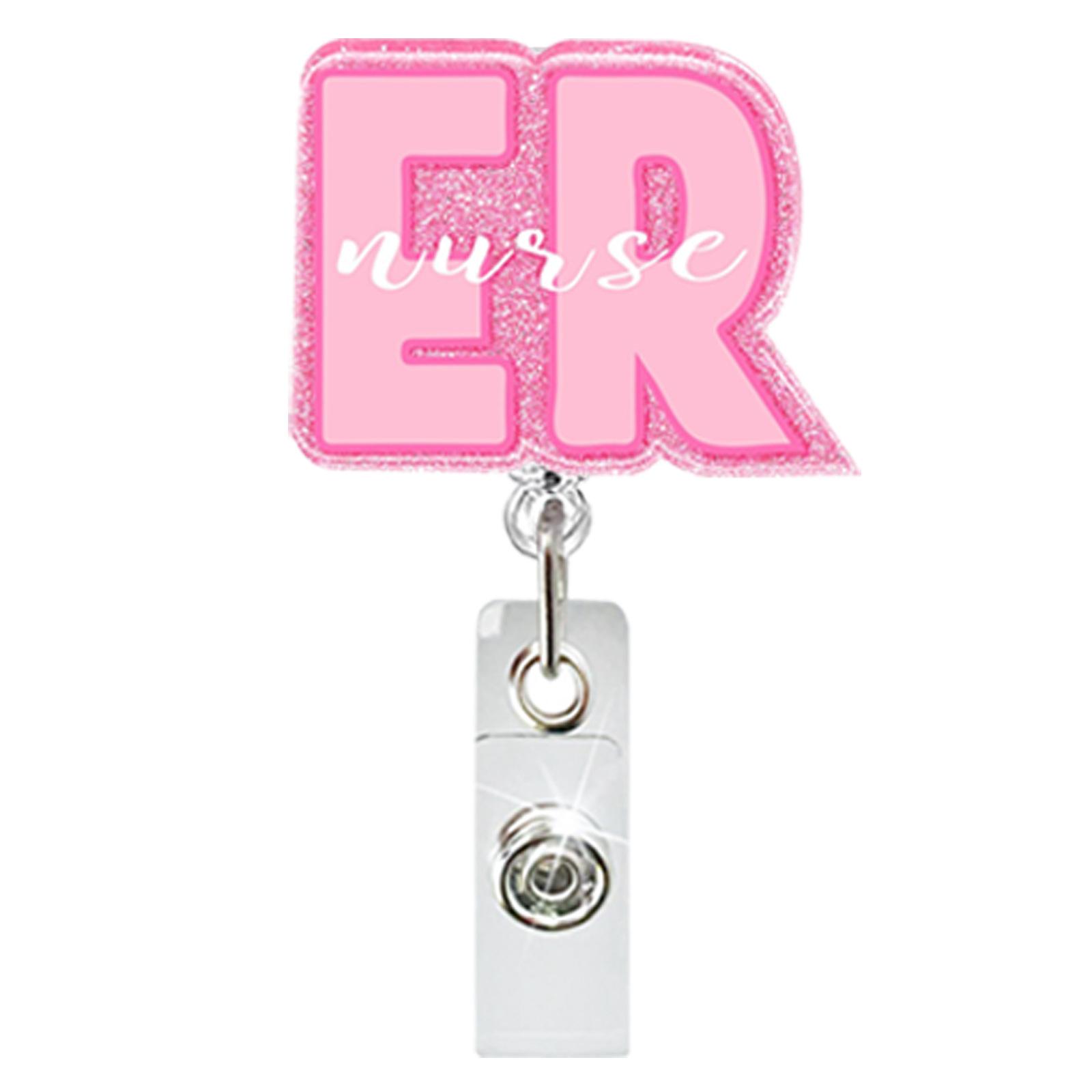 Pink Icu Acrylic Retractable Badge Reel For Nurse Doctor Medical Worker Rotating Crocodile Clip Id Badge Holder
Pink Icu Acrylic Retractable Badge Reel For Nurse Doctor Medical Worker Rotating Crocodile Clip Id Badge Holder
