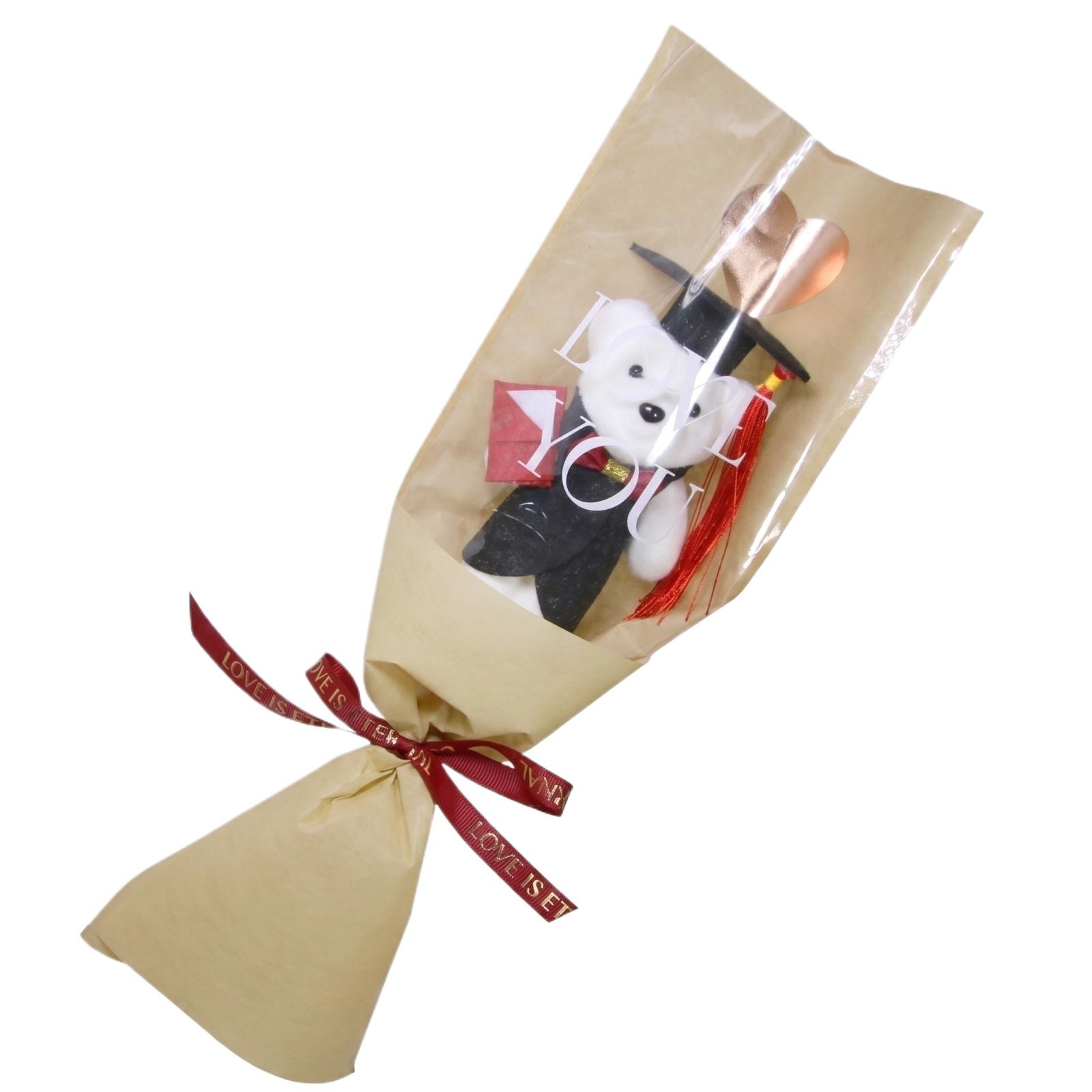 Graduation Teddy Bear Plush Bouquet with Academic Cap and Gown Soft Toy Flower Arrangement for Graduation Gifts One Size жовтий
Graduation Teddy Bear Plush Bouquet with Academic Cap and Gown Soft Toy Flower Arrangement for Graduation Gifts One Size жовтий