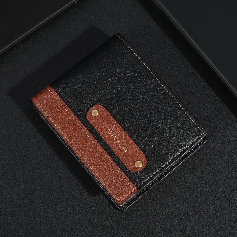 Мужской кошелек из ПУ с зажимом для денег, кошельком для монет и держателем для карт — прочный, повседневный, идеальный мужской подарок
Мужской кошелек из ПУ с зажимом для денег, кошельком для монет и держателем для карт — прочный, повседневный, идеальный мужской подарок