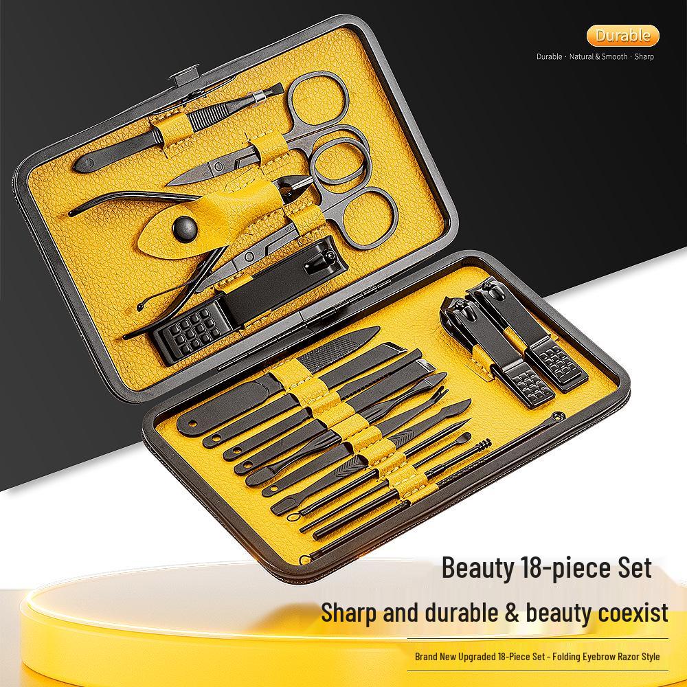 Stainless Steel Wide-Mouth Nail Clipper Set - Multifunctional Toenail & Manicure Trimmer Tools.
Stainless Steel Wide-Mouth Nail Clipper Set - Multifunctional Toenail & Manicure Trimmer Tools.