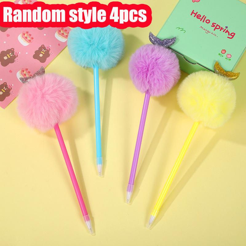 4Pcs Cute Marine Mermaid Tail Furry Pom Ballpoint Pen for Child Boy Girl Student Game Reward Christmas Stocking Fillers 0.7mm Smooth to Write Comforta Random style
4Pcs Cute Marine Mermaid Tail Furry Pom Ballpoint Pen for Child Boy Girl Student Game Reward Christmas Stocking Fillers 0.7mm Smooth to Write Comforta Random style