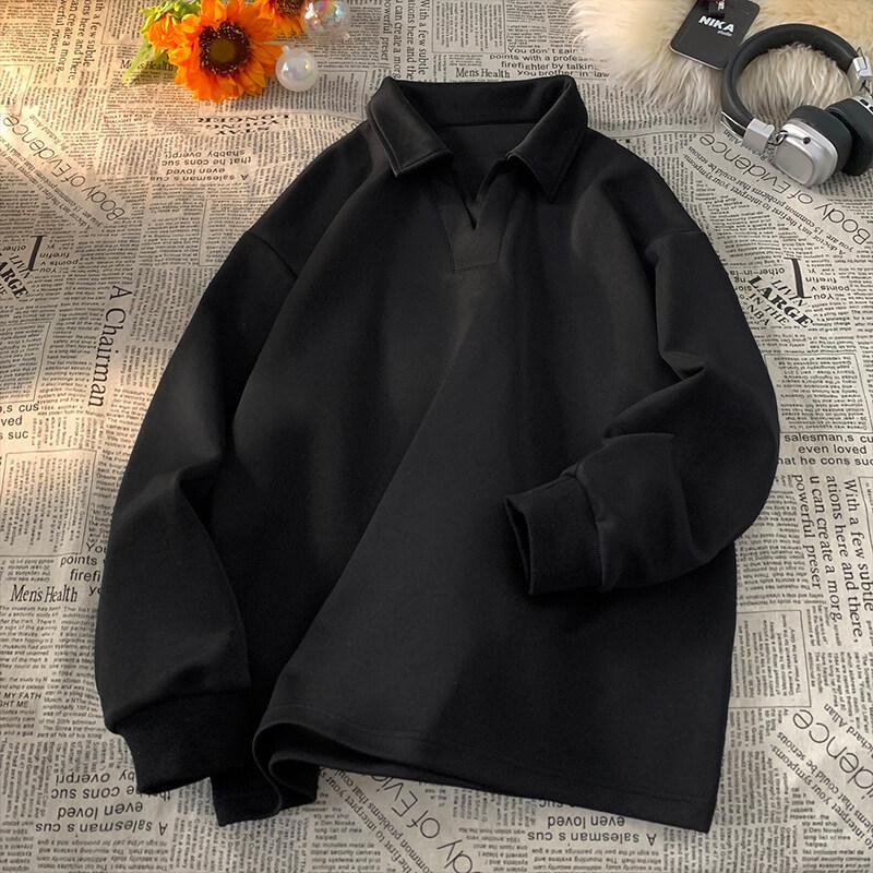 Весенний мужской свитер с лацканами большого размера 5XL чёрный
Весенний мужской свитер с лацканами большого размера 5XL чёрный