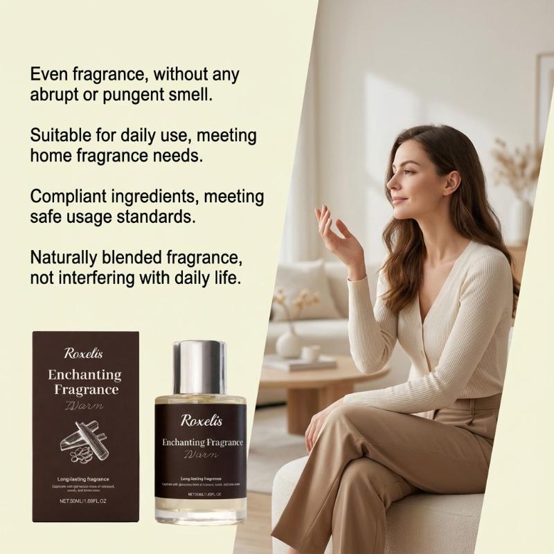 Roxelis Men Lasting Fresh Scent Gulong Perfume Mild Non Pungent Elegant Charm For Daily Commute Dating 50Ml one size
Roxelis Men Lasting Fresh Scent Gulong Perfume Mild Non Pungent Elegant Charm For Daily Commute Dating 50Ml one size