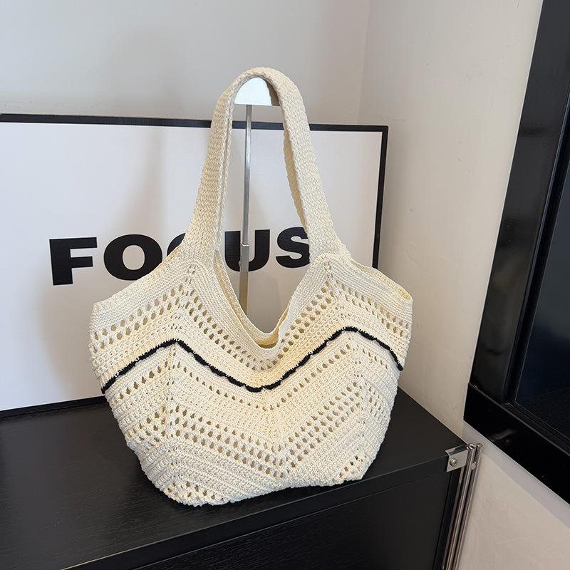 Leisure lazy wind seaside vacation fashion knitted bag women s summer new large-capacity tote bag покинуть белый
Leisure lazy wind seaside vacation fashion knitted bag women s summer new large-capacity tote bag покинуть белый