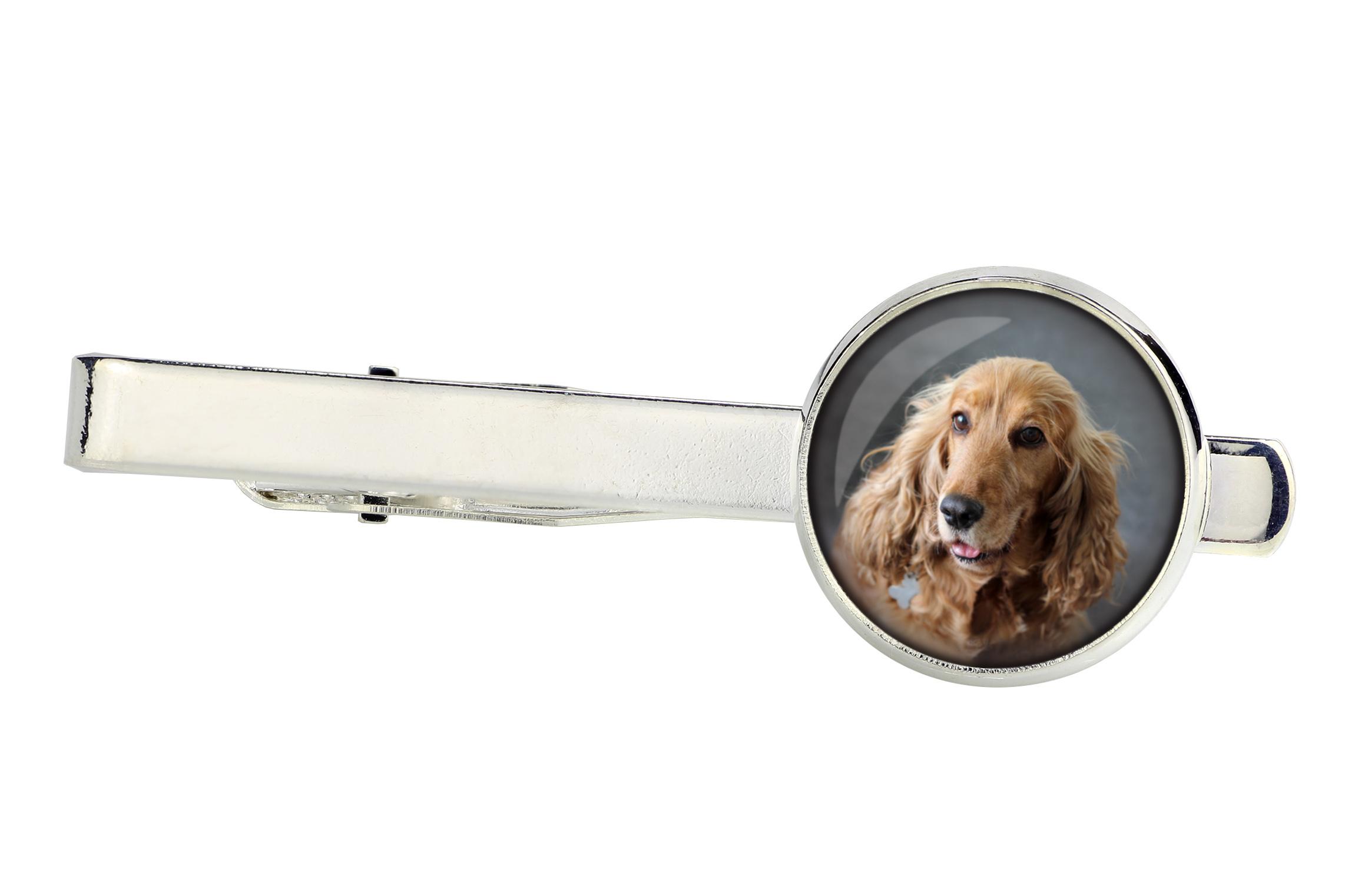 English Cocker Spaniel - tie clip, ornament, jewelry for an evening outfit by Art-Dog срібний
English Cocker Spaniel - tie clip, ornament, jewelry for an evening outfit by Art-Dog срібний