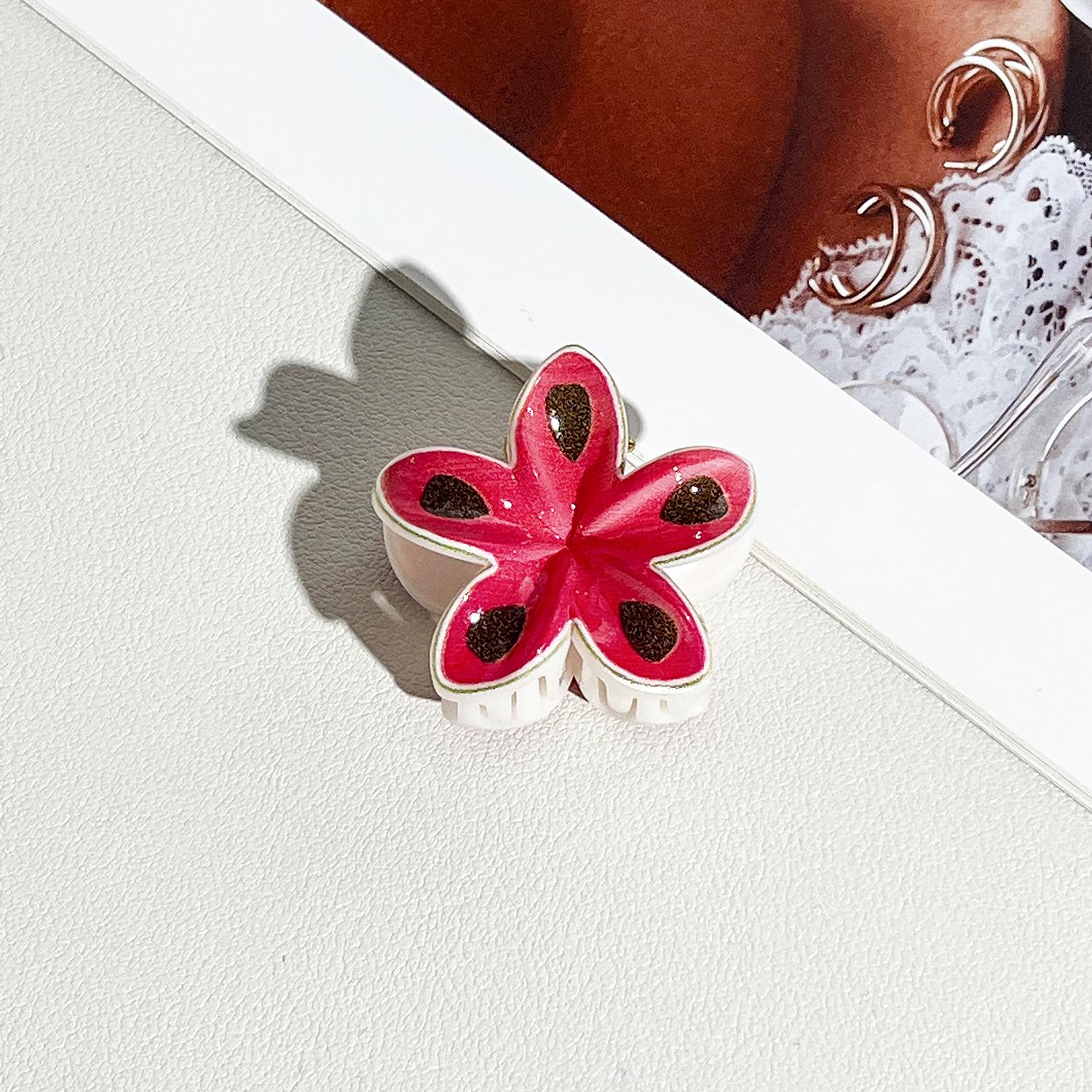 Cute fruit print card hairpin female cross-border sweet disc hair shark clip egg flower hair accessories ABS
Cute fruit print card hairpin female cross-border sweet disc hair shark clip egg flower hair accessories ABS